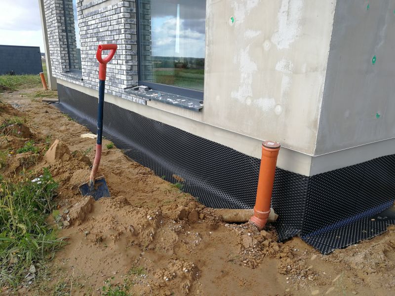 Exterior Drainage System Installation